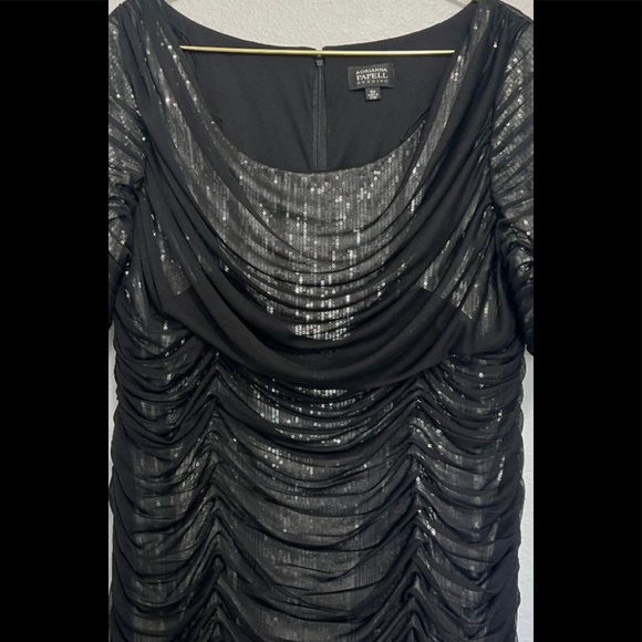 Adrianna Papell Black Cocktail Dress - Picture 3 of 5